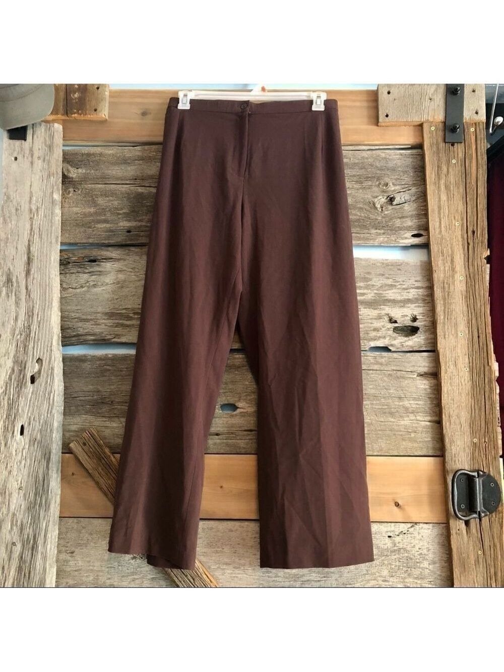 HAGGAR petite brown dress pants size 26W